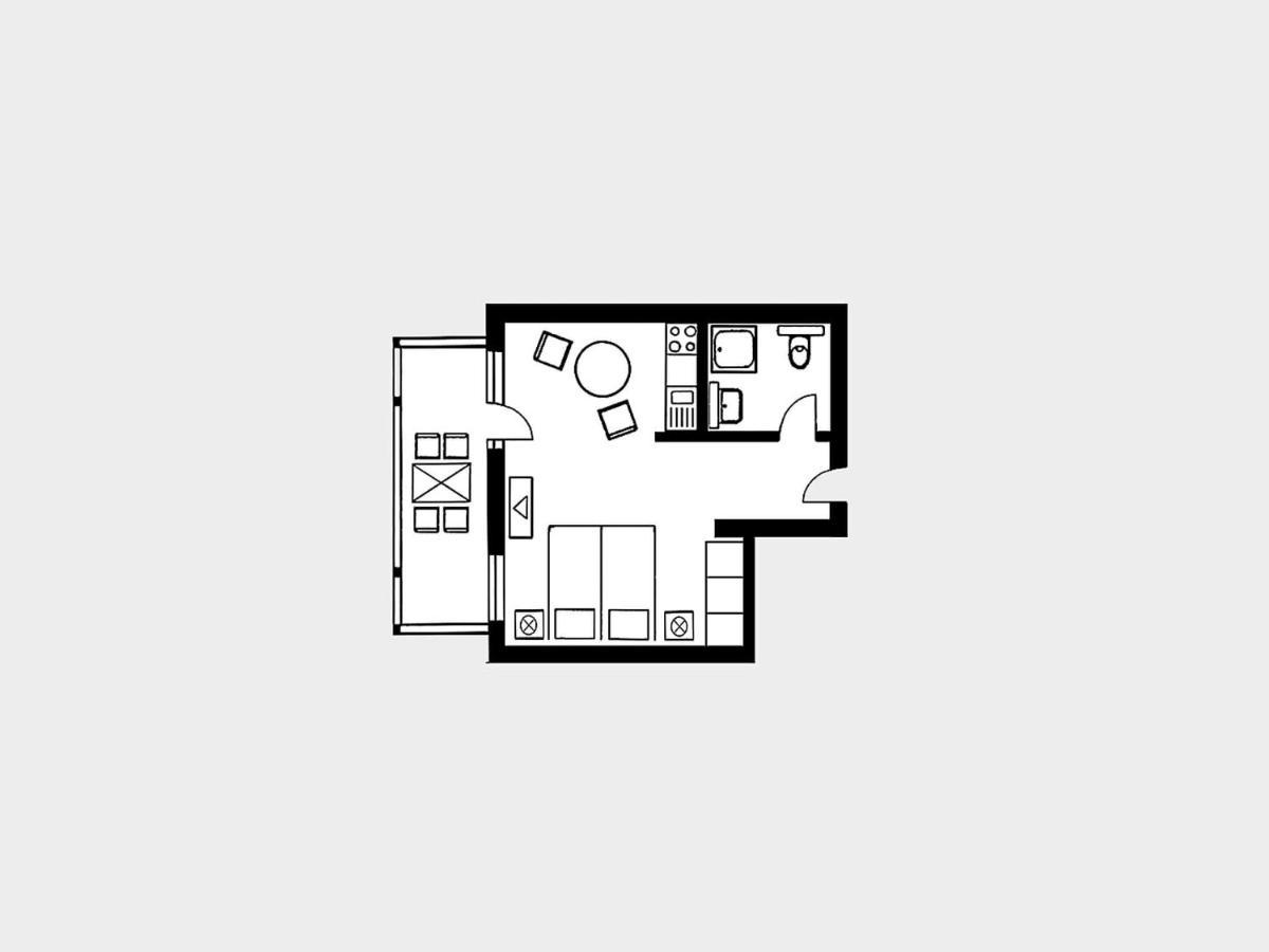 Strandvillen Binz - 1-Raum-Ferienwohnung Mit Balkon Sv-557 Exterior photo
